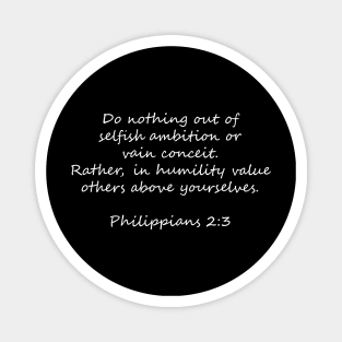 Philippians 2:3 Magnet